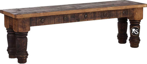  Old West Rustic Bench 57" 