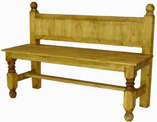 Rustic Bench 52"