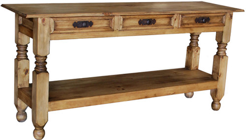 Rustic Console Table 60"