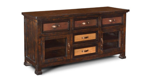 San Carlos Imports Copper Canyon Rustic TV Stand 74" 