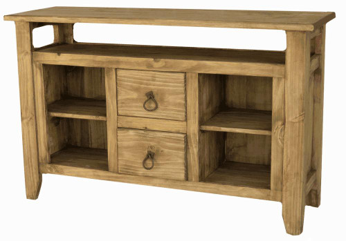 Rustic Console Table w/ Drawers 48"L