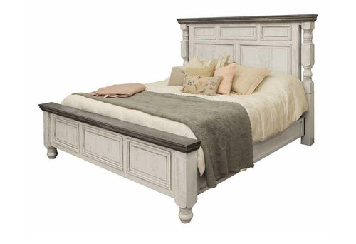 IFD La Paz Rustic Two-Tone Bed Frame King 