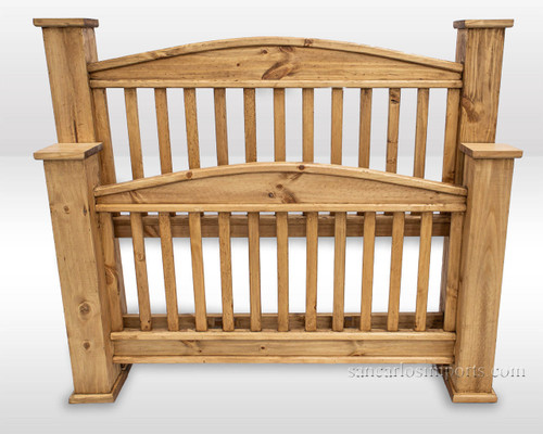 San Carlos Imports Saltillo Mission Queen Bed Frame 