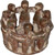 San Carlos Imports Eight Circle of Friends Candle Holder 