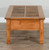SD Arizona Rustic Oak Coffee Table W/ Slate Tile Top 
