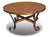 San Carlos Imports Ridge Round Copper Coffee Table 