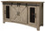 San Carlos Imports Puebla Gray TV Stand w/ Barn Doors 60" 