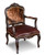 San Carlos Imports Hacienda Rustic Living Room Accent Chair W/ Cowhide 