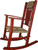 San Carlos Imports Rustic Red Rocking Chair  