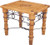 San Carlos Imports Rustic Star End Table 