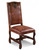 HH Laredo Leather Dining Chair W/ Cowhide 