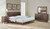  Ruidosa Rustic Wood Platform Bed Set 4 PC 