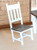 Saltillo Rustic Collection Saltillo Dining Chair Distressed White 