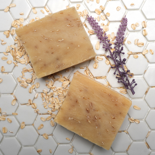 Lavender, Oats and Goat Milk Bar Soap