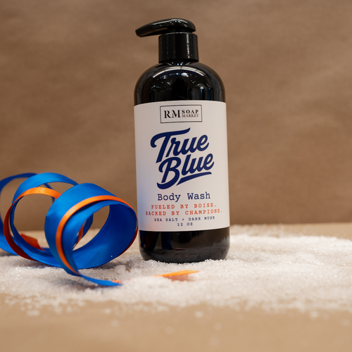 TRUE BLUE Sea Salt + Dark Musk Body Wash