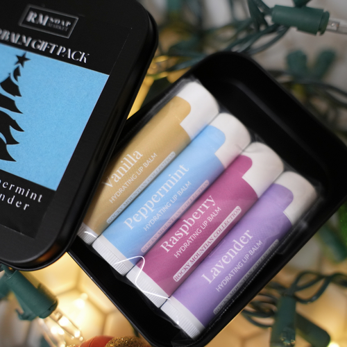 Holiday Lip Balm Tin 4-Pack