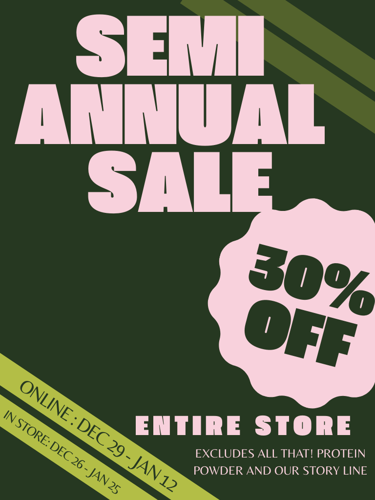Semi Annual Sale!