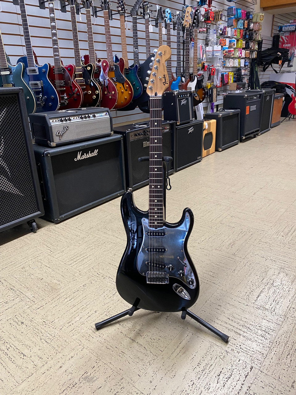 Squier by Fender Stratocaster ブラック Fender MIM 1994 Stratocaster Squier Series - Used