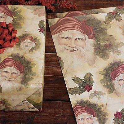 St. Nicholas Folded Gift Wrap Irish Gift Wrap