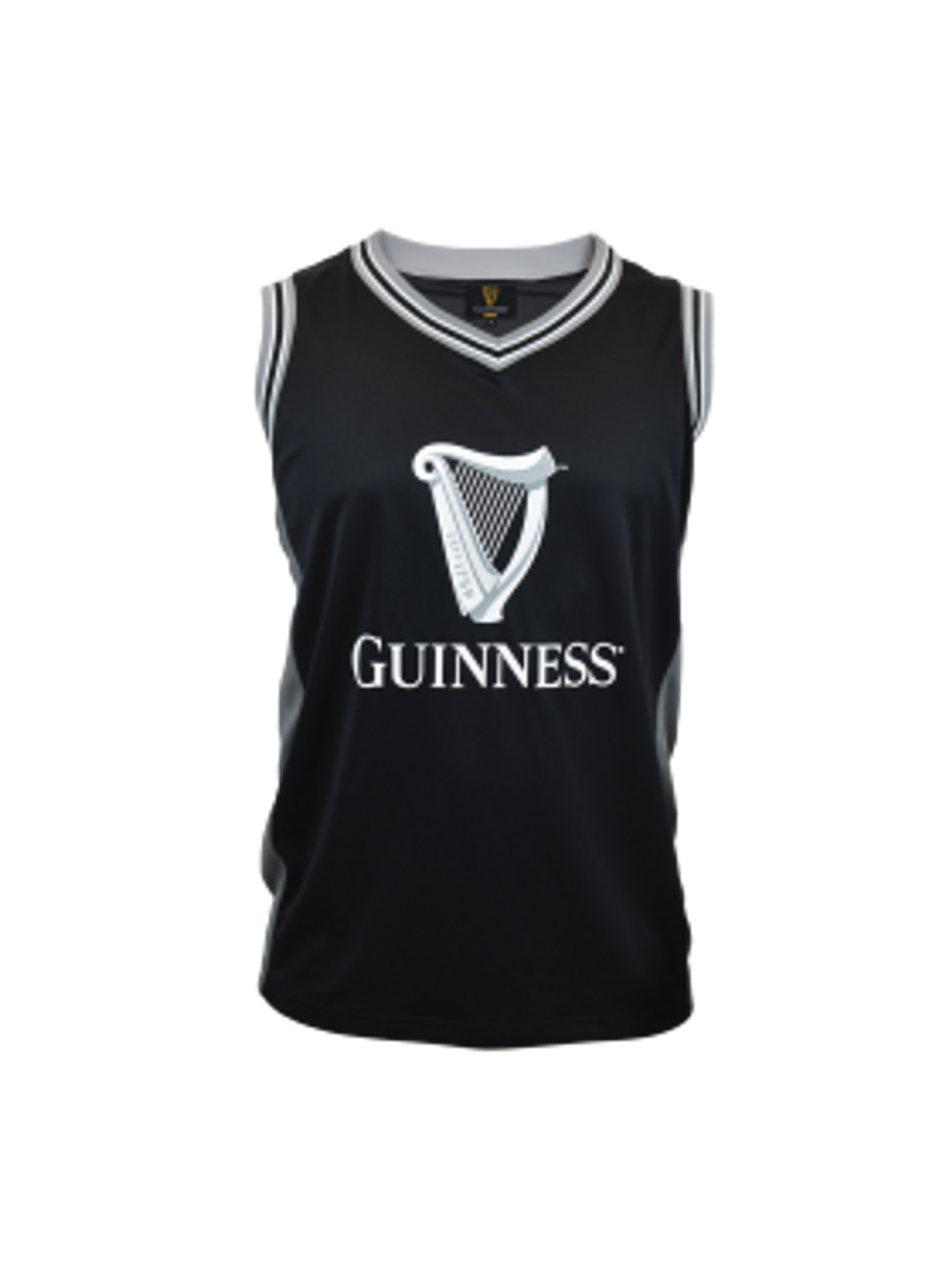 Guinness Black and Grey Basketball Jersey-Small