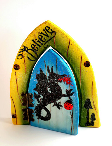 Enchanted Dragon Fairy Door