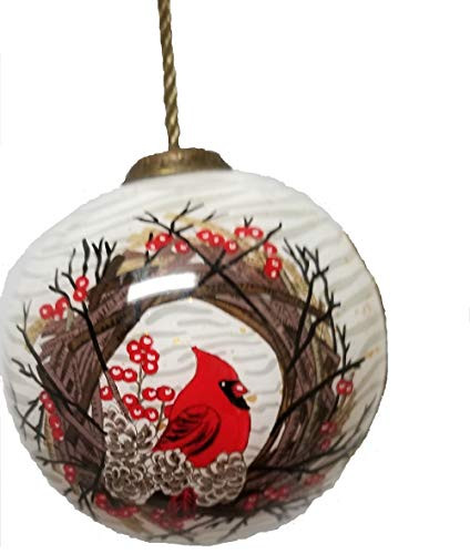 
Bentbrush Art Berries & Branches Christmas Ornament