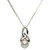 Sterling Silver Trinity Knot w/Pearl Necklace