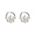 Girls Silver Plated Claddagh with Pearl Earrings Girls Silver Plated Claddagh with Pearl Earrings