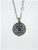   Pewter Celtic Knot Essential Oil Diffuser Pendant on 24" Chain -