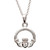 Silver Claddagh Necklace (medium) Silver Claddagh Necklace (medium)