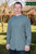 Cotton Grandfather Shirt - Dusty Green Cotton Grandfather Shirt - Dusty Green