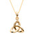 10K Yellow Gold Trinity Knot Necklace