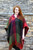 Branigan Weaver Multi-Colored Mulberry Irish Cape w/Hood