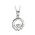 Sterling Silver Small Claddagh Necklace