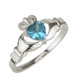 Solvar December Birthstone Ring