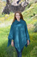 Branigan Weavers Killybegs Poncho Cape- Teal