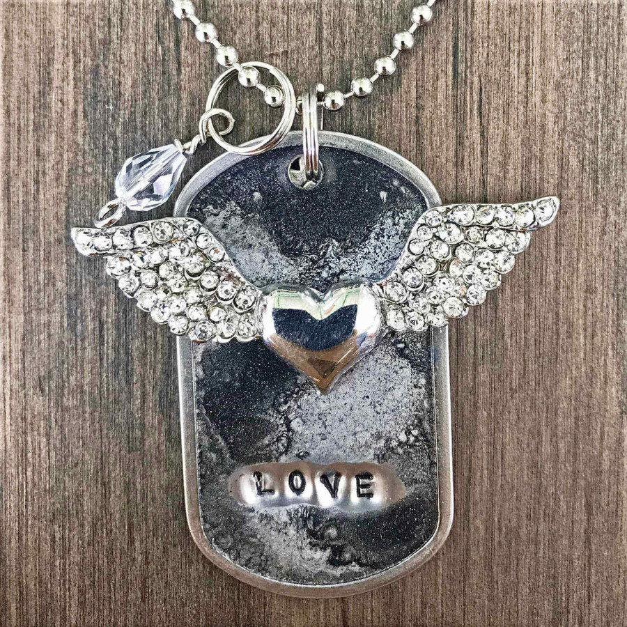 Give Your Heart Wings to Soar Love Necklace