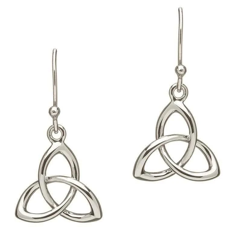 Sterling Silver Trinity Knot Earrings