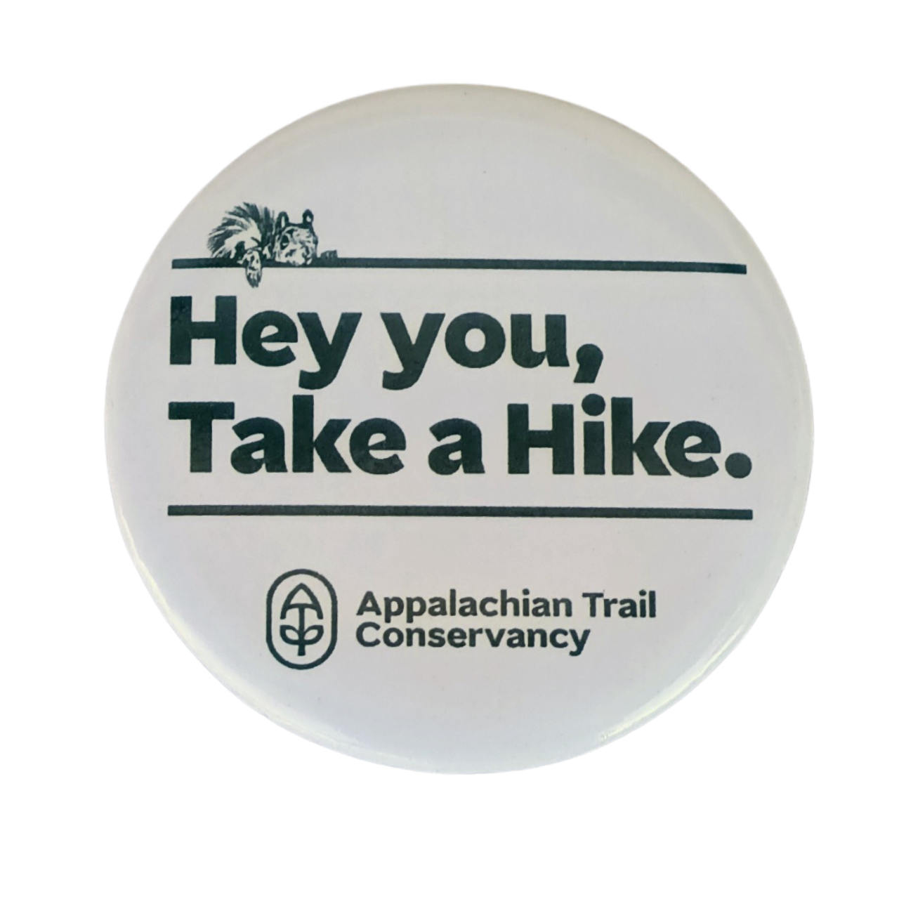 Take a Hike Round Button - Appalachian Trail Conservancy