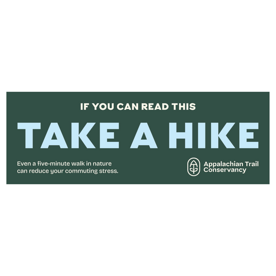 Take a Hike Bumper Magnet Take a Hike Bumper Magnet