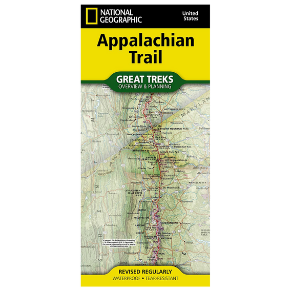 National Geographic A.T. Overview and Planning Map