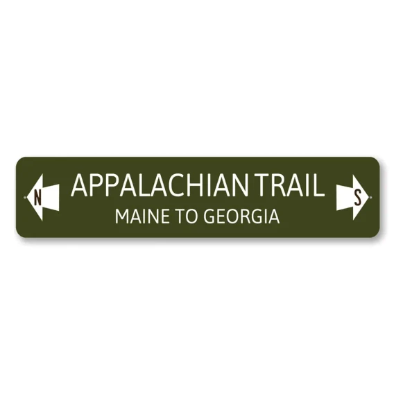 A.T. Maine to Georgia Metal Sign