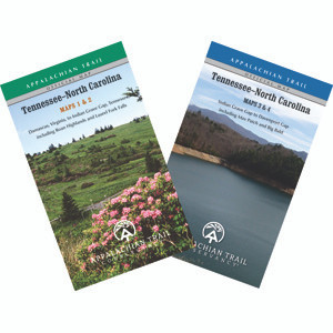 302 miles from Damascus, Virginia, to Davenport Gap in four maps on two sheets; 2016 edition.