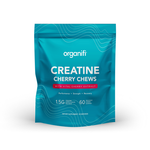 Organifi Creatine Chews - Premium Cherry Chews to Perform 30 Day Supply