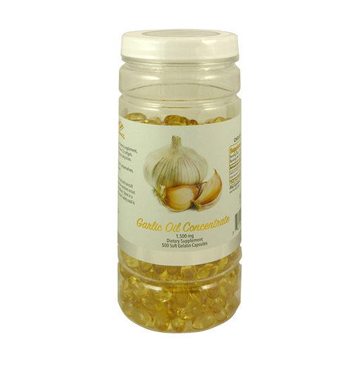 Garlic Oil (500 Softgels / 1500 MG)