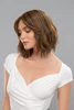 Hollie brunette wig side