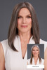 Top Form Lace Human Hair 14" grey topper before and after
