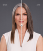 before-after Top Form Lace Human Hair 14" grey topper