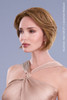 Ignite Human Hair brunette wig side Ignite Human Hair brunette wig side
