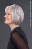 Ignite Human Hair grey wig side Ignite Human Hair grey wig side
